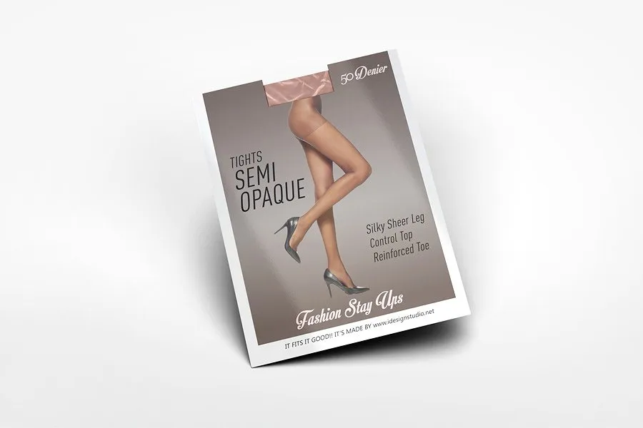 袜子连裤袜包样设计展示模型Mockups插图(5)