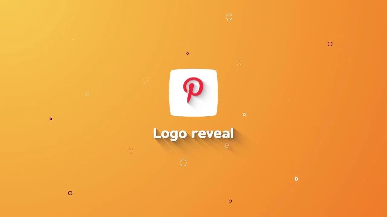 时尚彩色形状的标志展示像素设计精选AE模板