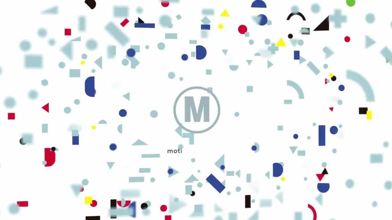 几何形状徽标像素设计精选AE模板