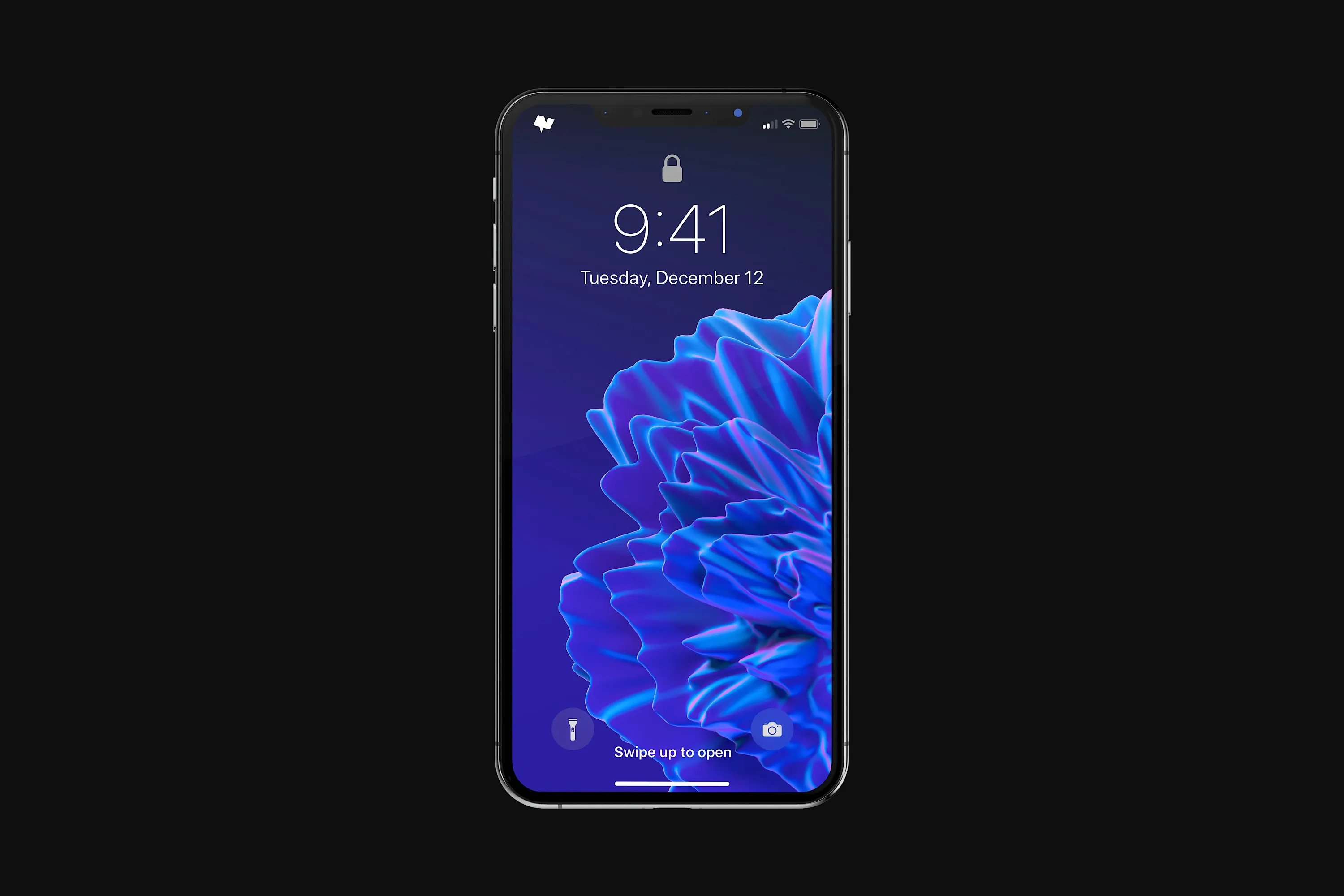 iPhone XS Max手机屏幕演示前视图黏土样机 iPhone XS Max Mockup, Front View插图(3)