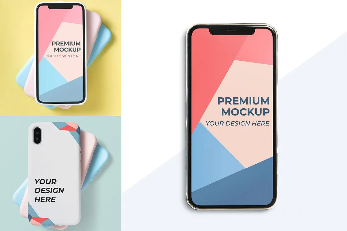 移动端APP界面设计展示样机模板 Mobile Design Mockup插图