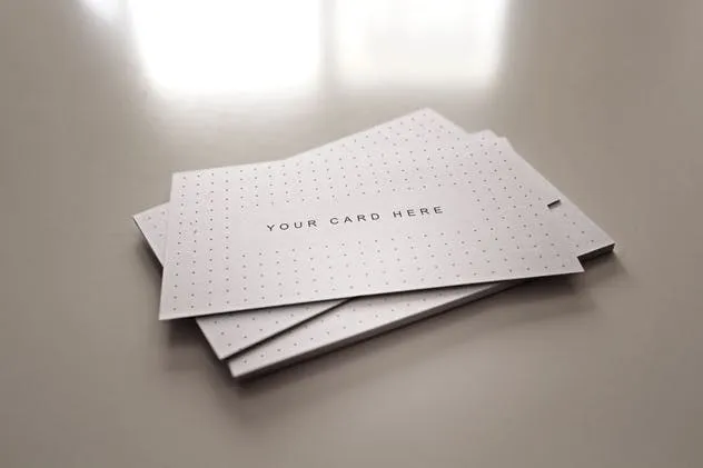 15种视角企业名片设计效果图素材库精选模板 Business Cards Mock-ups Bundle插图(6)