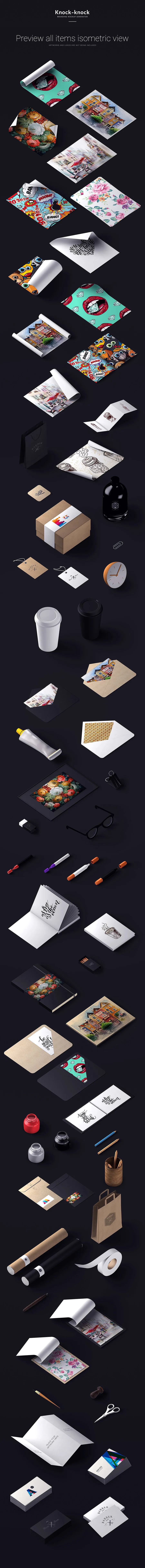 超大容量品牌样机集合 Knock-knock Mockups(3.36GB)插图(17)