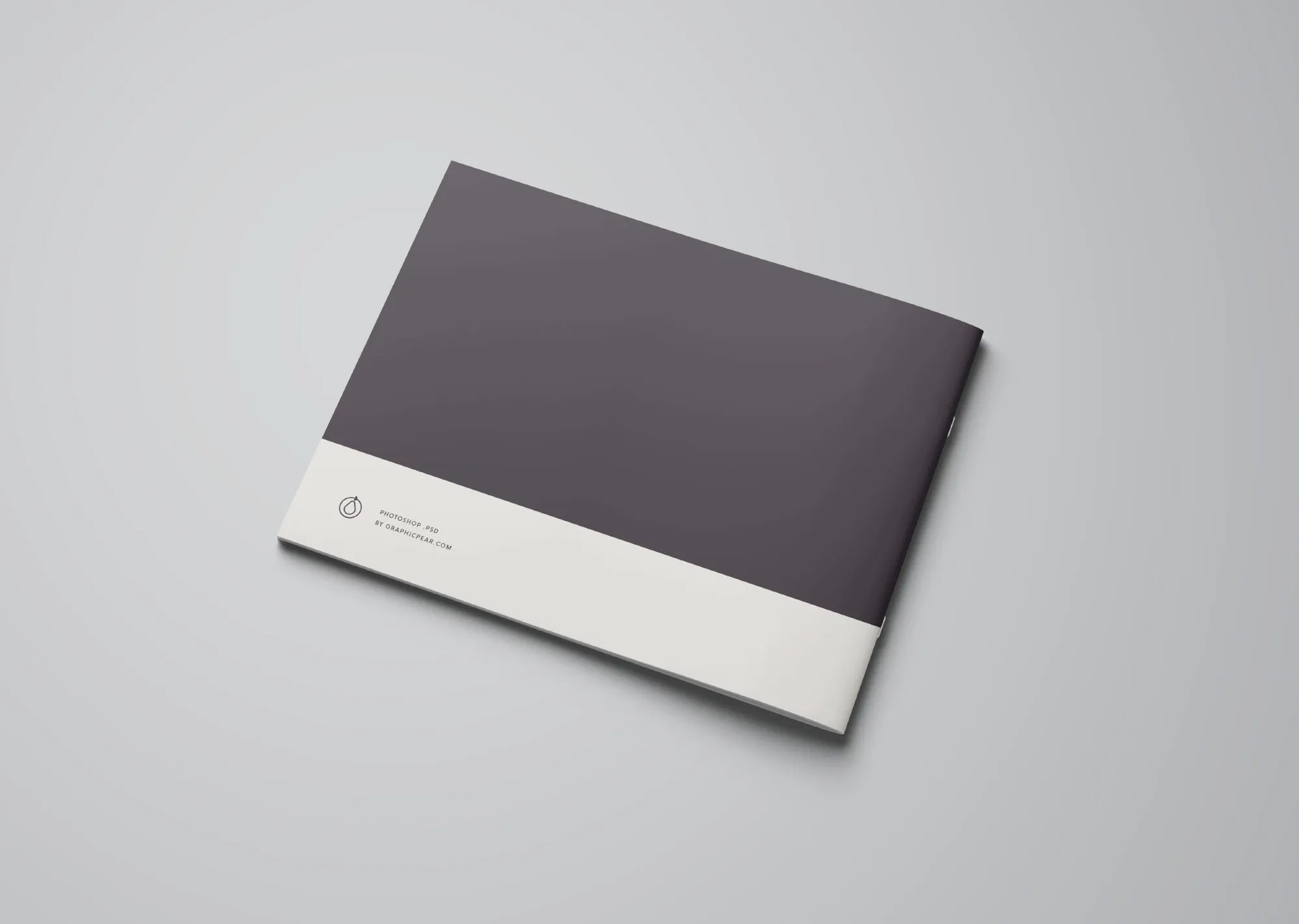 信纸尺寸规格横向小画册样机模板 Letter Landscape Brochure Mockup插图(6)