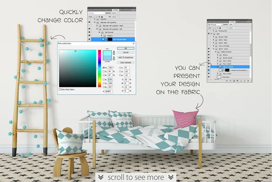 儿童主题场景生成素材包 KIDS Scene Interior Creator插图(3)
