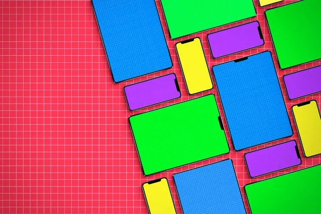 逼真的iPhoneX和iPad设备样机模板 iPhone & iPad X Mockup插图(12)