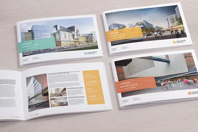 A5规格杂志画册样机模板 A5 Magazine / Brochure Mock-up’s插图(3)