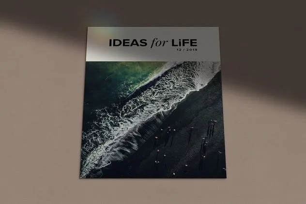 办公用品设计预览阴影背景样机模板 Ombra Stationery Shadow Mockups插图(1)