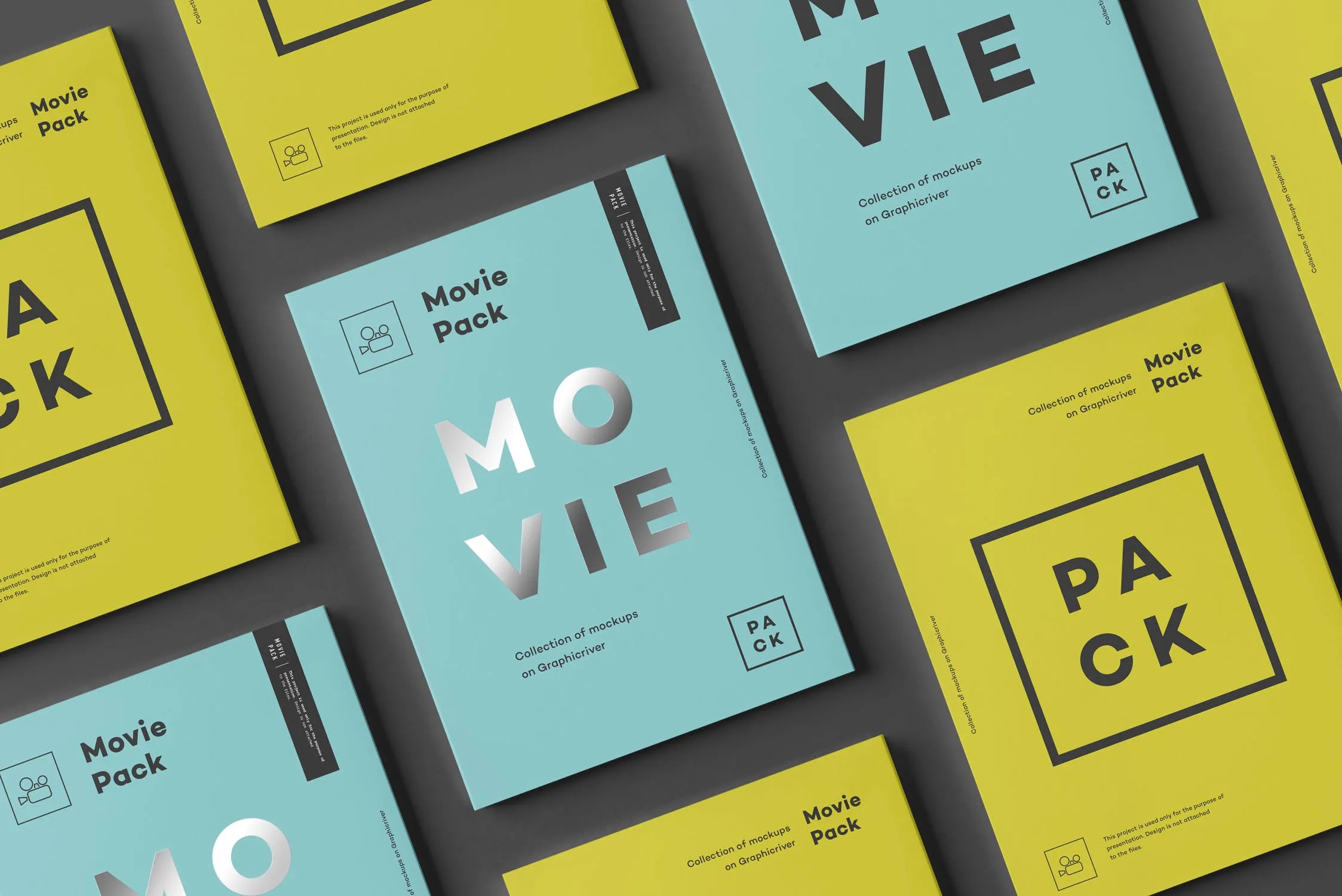 电影DVD包装盒外观设计样机3 Movie Pack Mock-up 3插图(5)