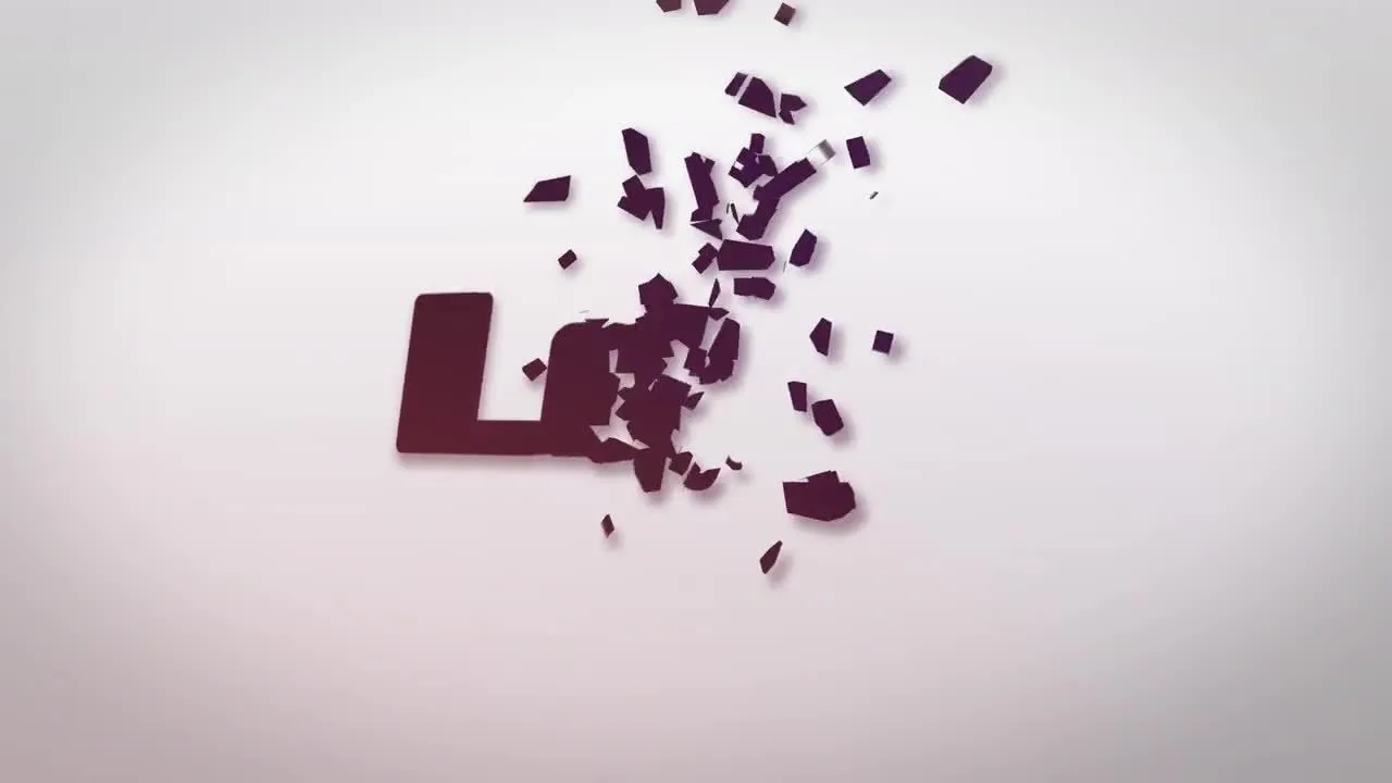 时尚优雅logo开场视频像素设计精选AE模板