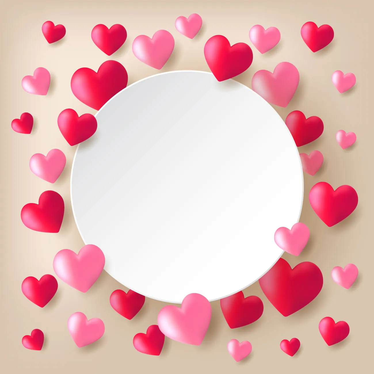 情人节展示背景设计 Valentine’s background design插图