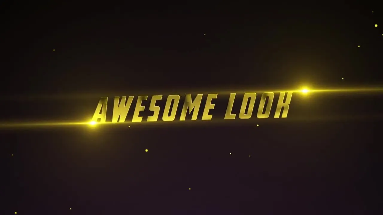 史诗电影标题像素设计精选AE模板