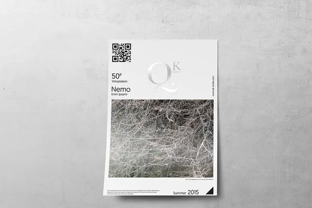 简约A4/A5尺寸海报传单样机V3 A4/A5 Poster-Flyer Mockups V3插图(11)