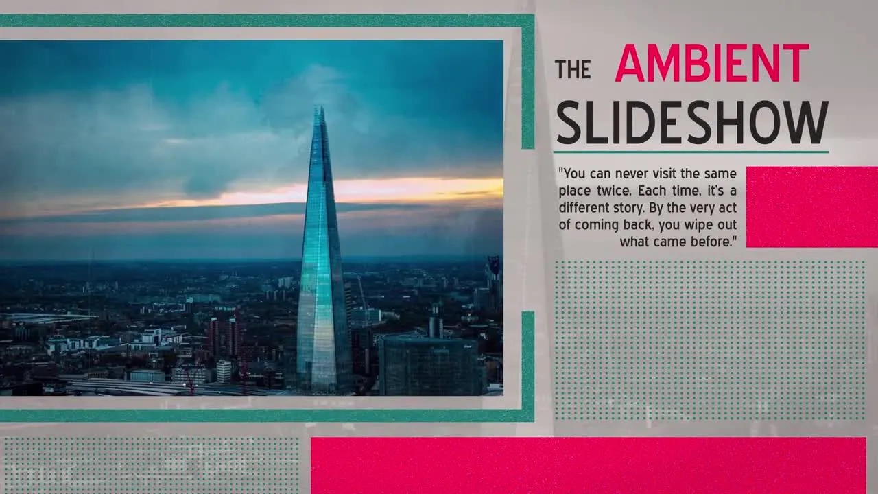 环境幻灯片时尚视频像素设计精选AE模板