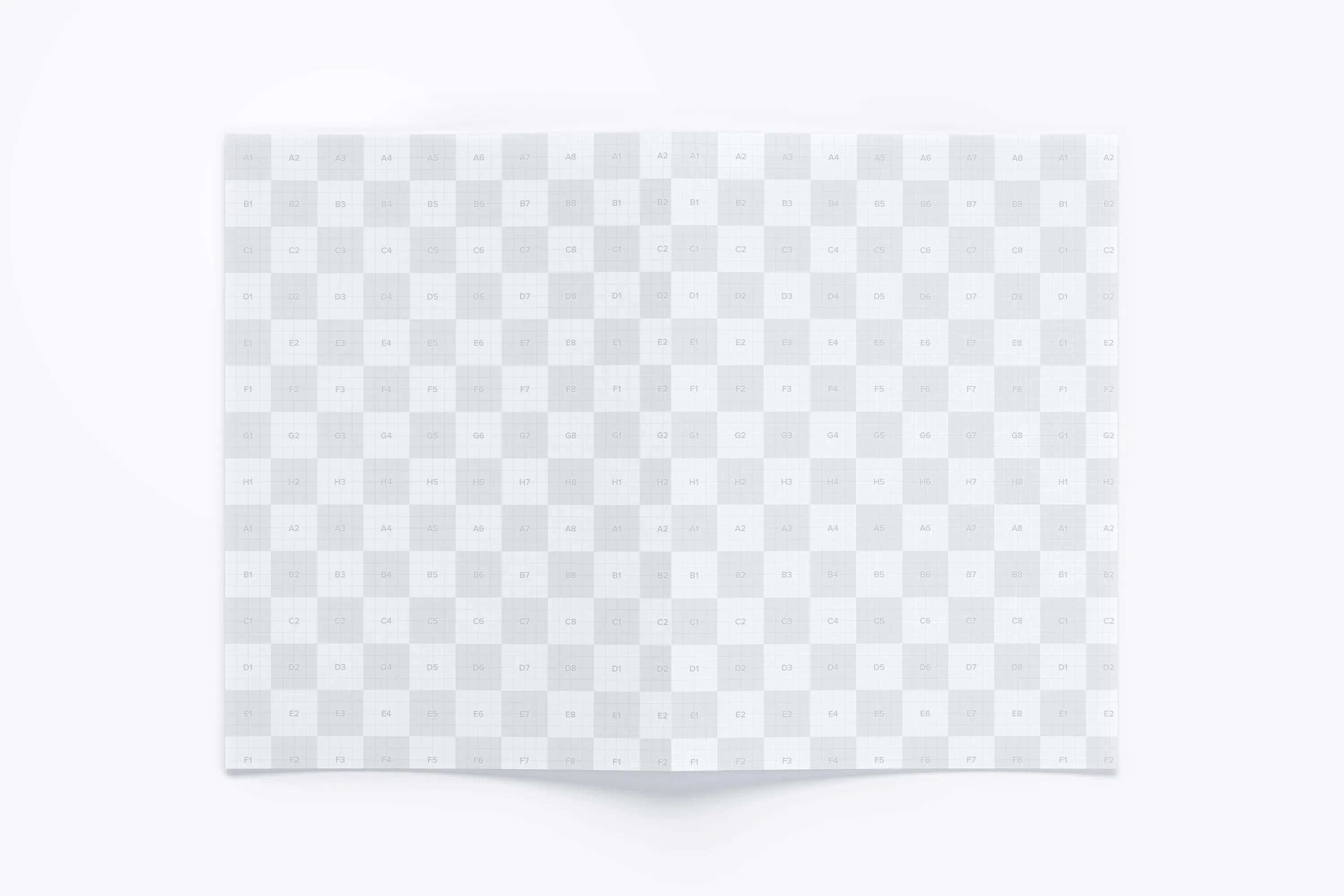 A3大小对折页传单设计展开效果图样机02 A3 Bi Fold Brochure Mockup 02插图(2)