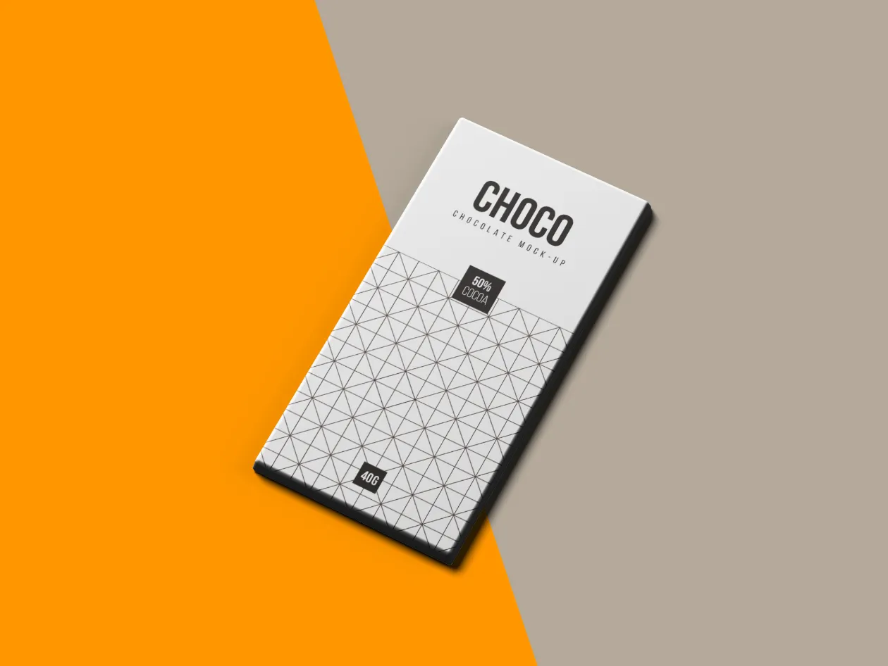 巧克力包装设计样机模板插图(5)