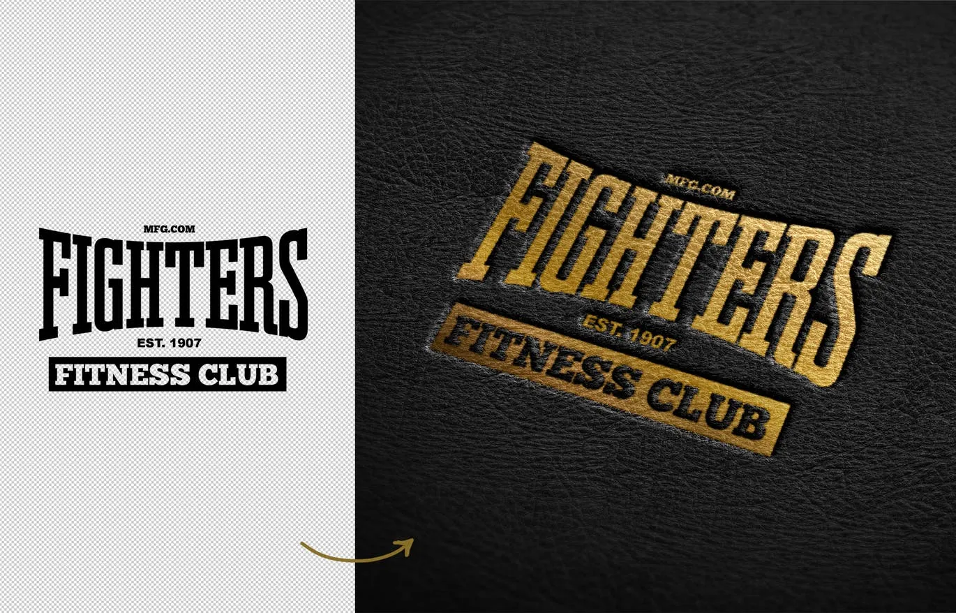 Logo品牌商标真皮印章效果样机v1 Leather Stamp Mockup Vol.1插图(1)