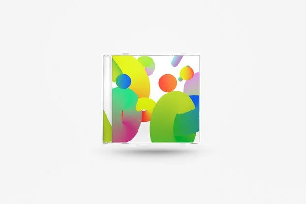 复古设计风格CD专辑封面样机 Vintage Album Covers Mockups插图(4)