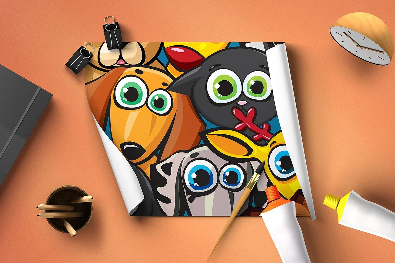 超大容量品牌样机集合 Knock-knock Mockups(3.36GB)插图(9)