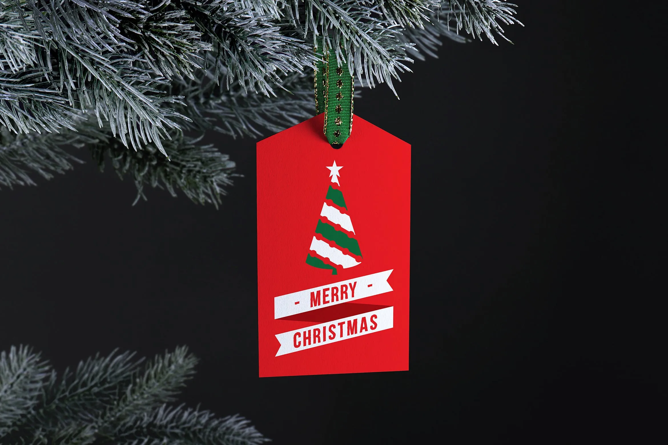 纸质吊牌设计样机像素设计精选模板 Paper tag mockup