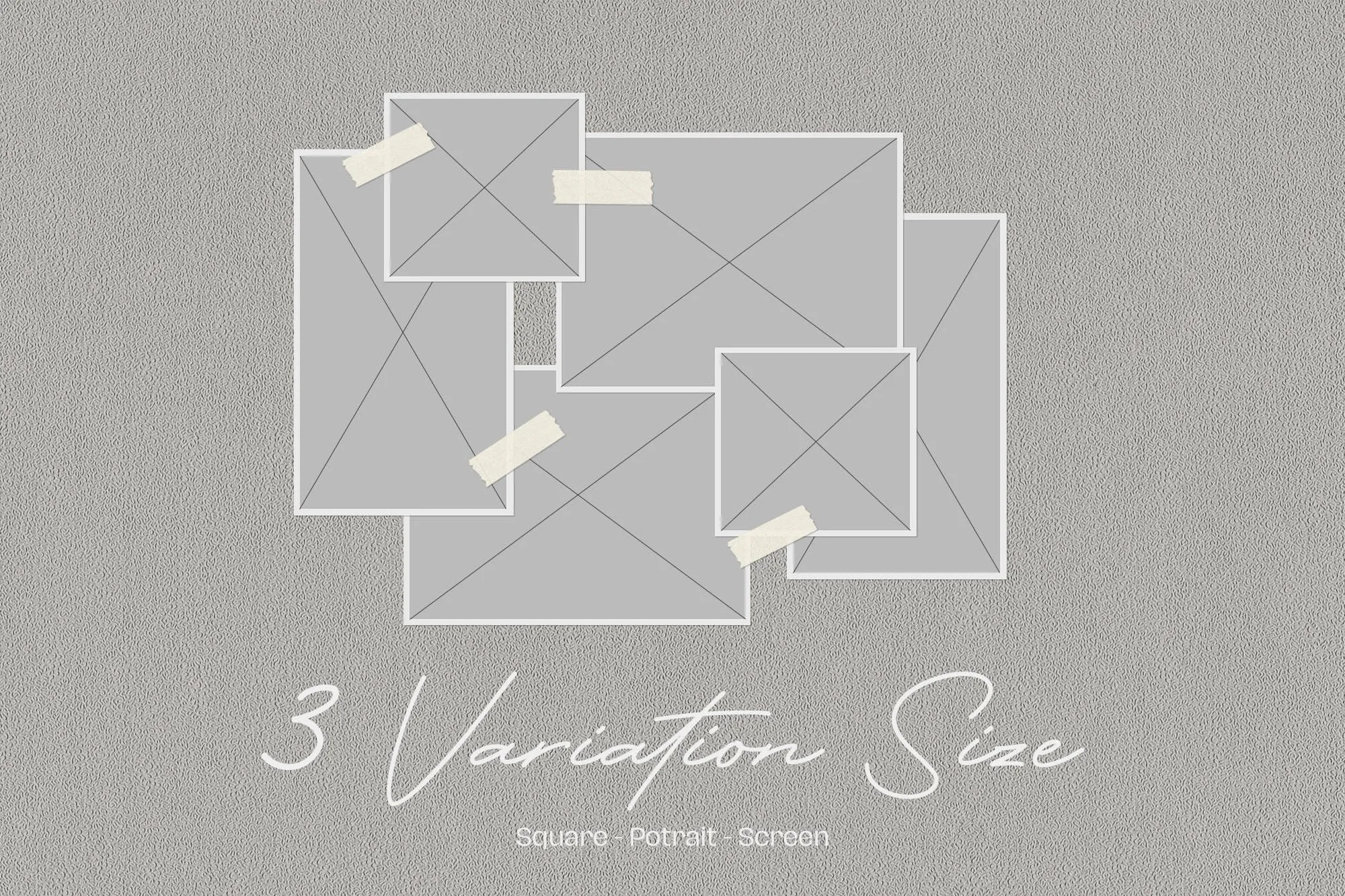 企业文化情绪板照片墙样机素材库精选模板 Moodboard Mockup Kit插图(7)