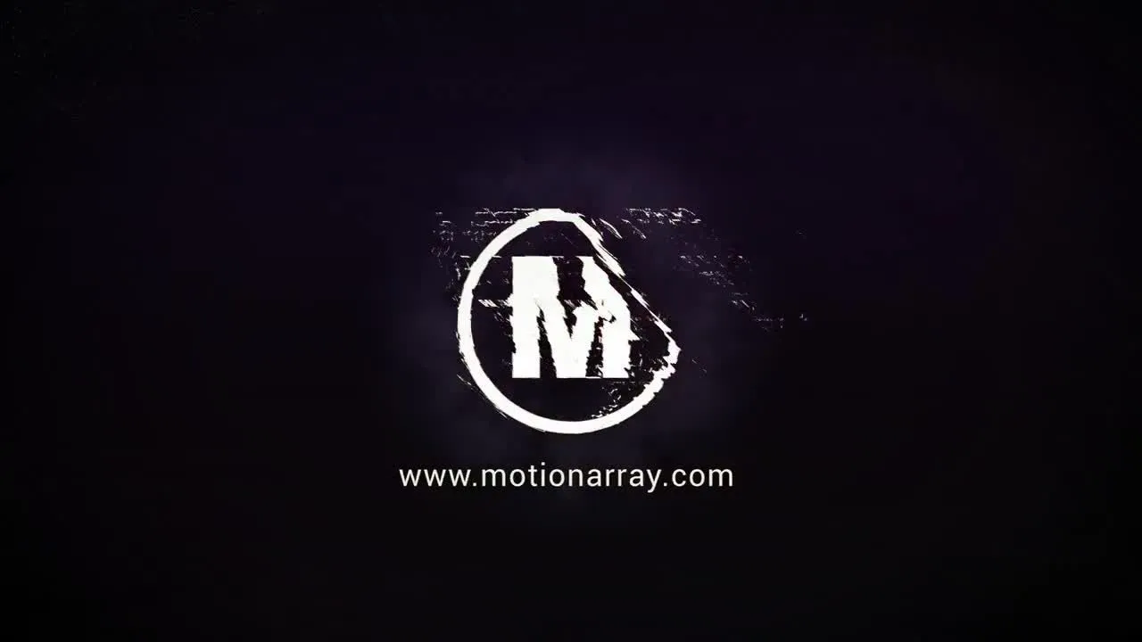 Glitch徽标像素设计精选AE模板