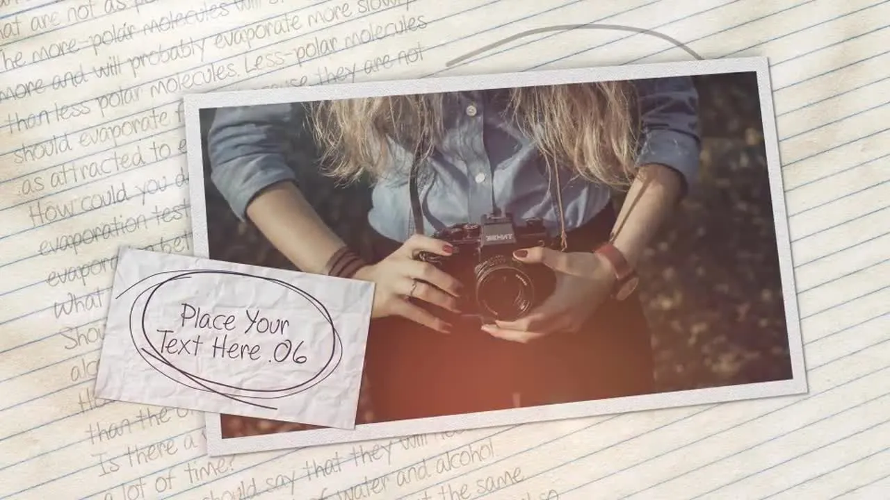 笔记本幻灯片像素设计精选AE模板