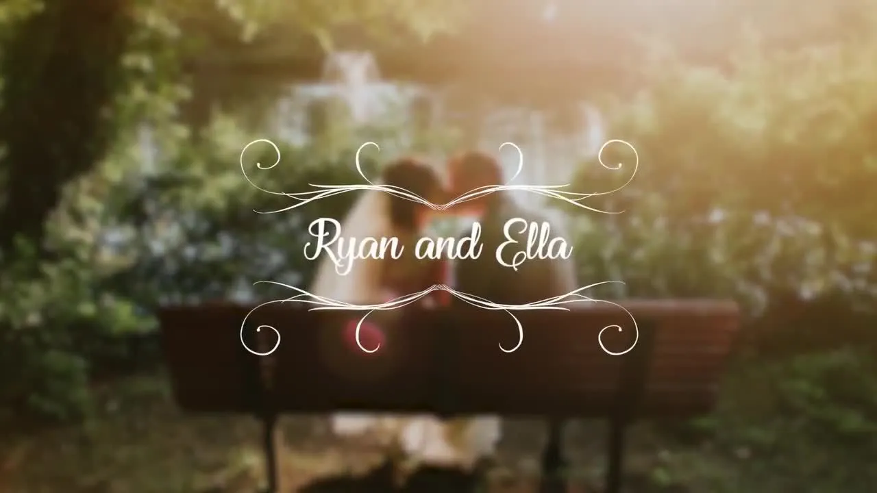 漂亮优雅的婚礼标题像素设计精选AE模板