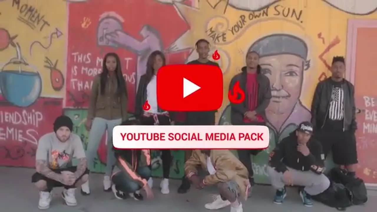 YouTube视频宣传订阅像素设计精选AE模板