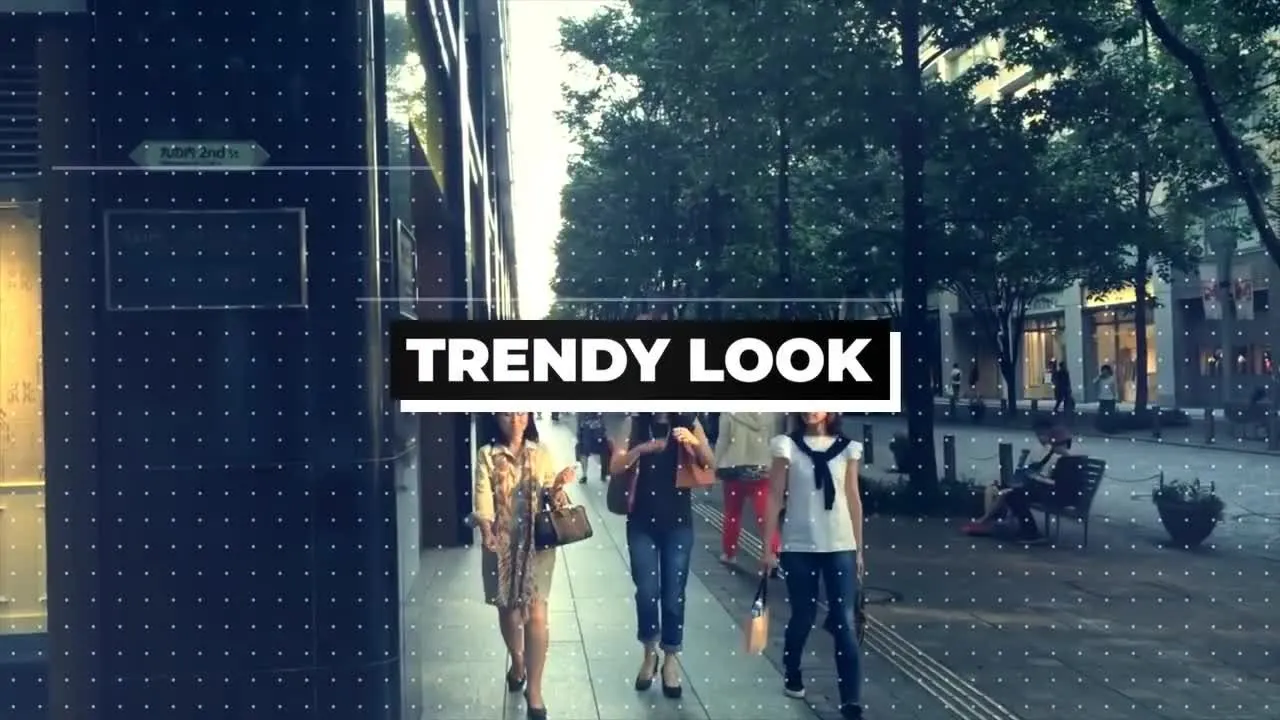 现代清新活力的动态开场白像素设计精选AE模板