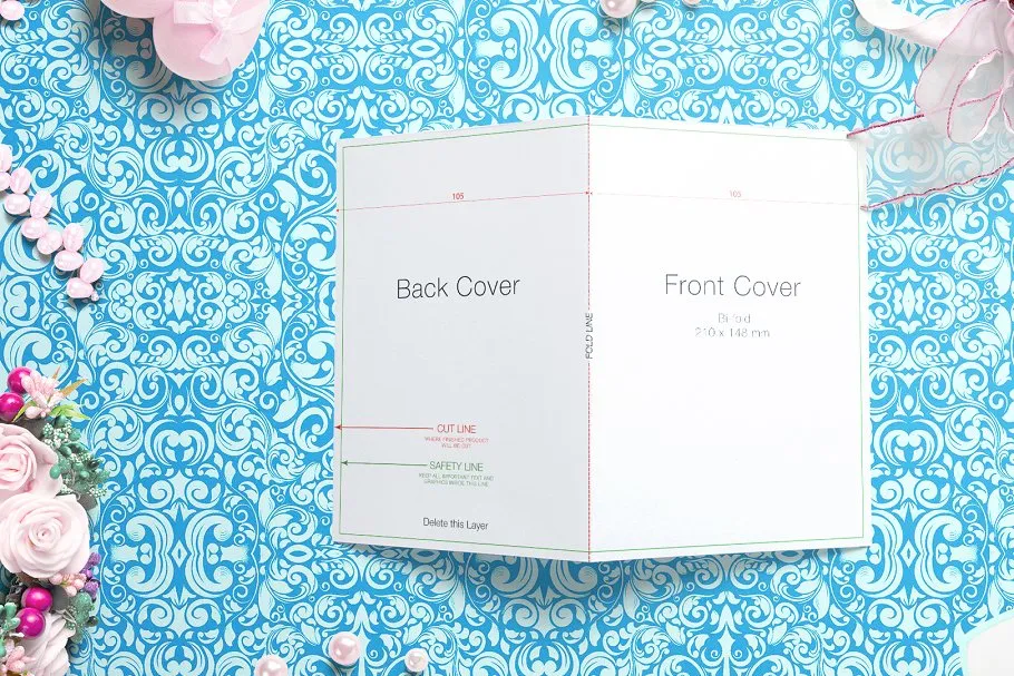 婚礼贺卡邀请卡样机 Wedding Greeting Cards mockups v.1插图(3)