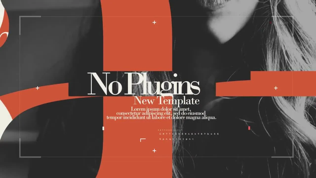 简洁活力创意的文字开场白像素设计精选AE模板