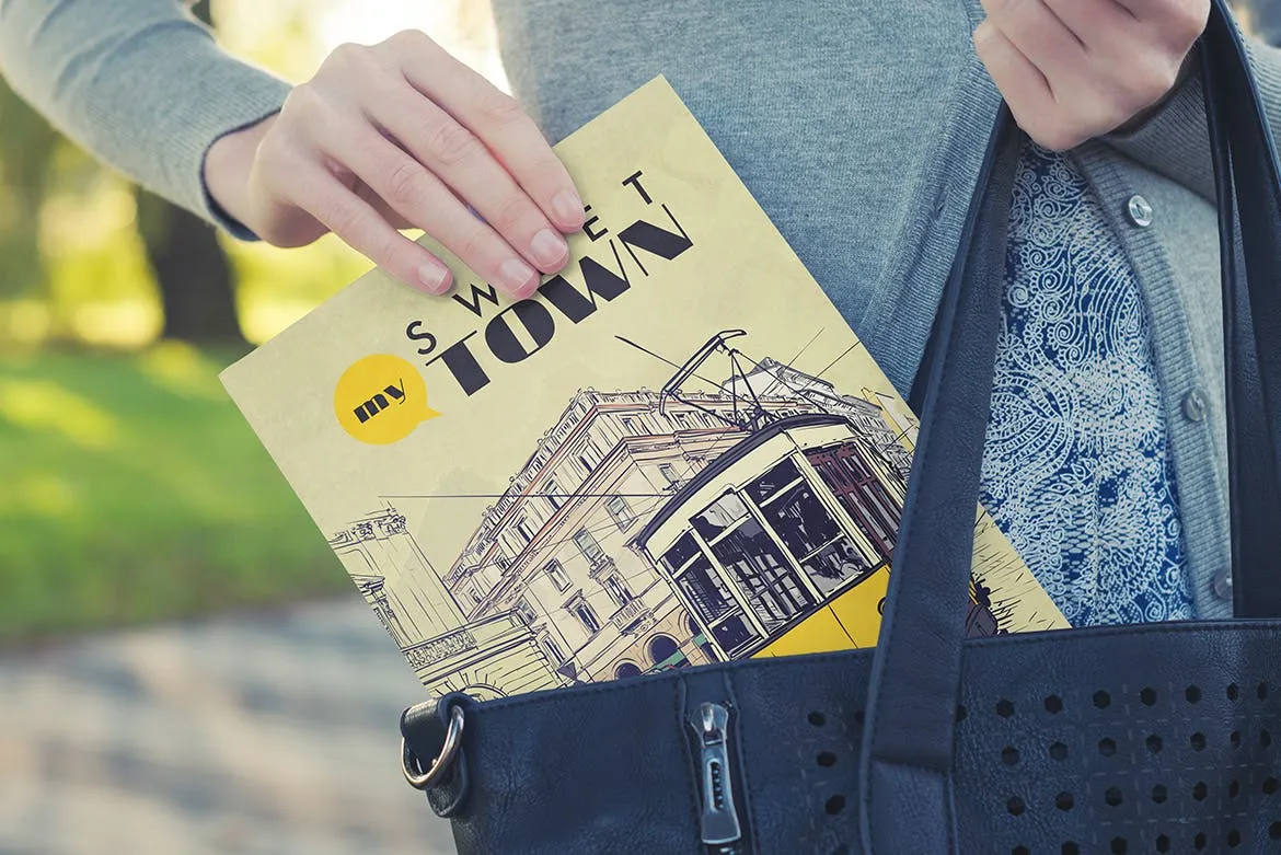 简装软封图书封面设计展示图样机素材库精选 Book Mockup / Soft Cover Edition插图(6)