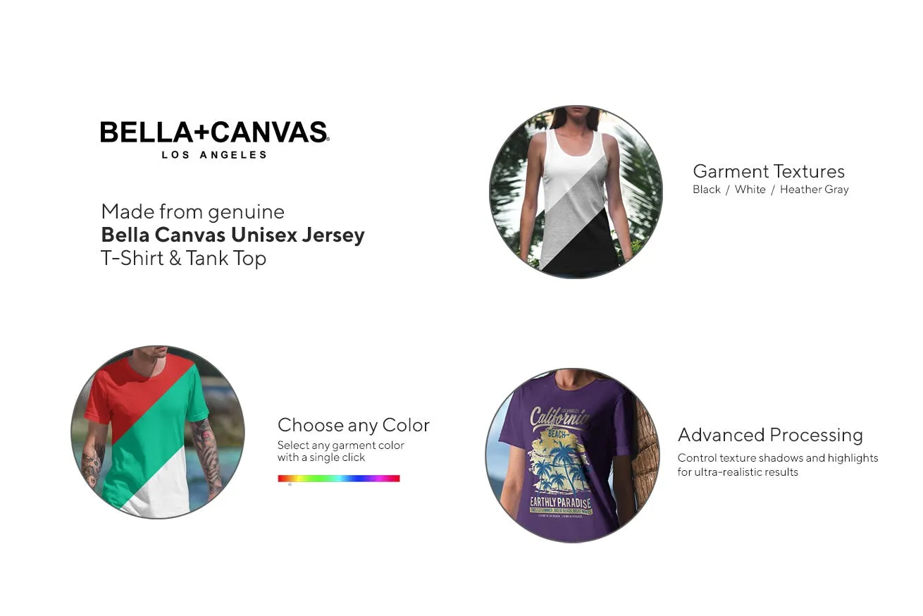 度假系列-休闲服装印花图案设计展示样机素材库精选v1 T-Shirt Mockup Vacation Edition Vol. 1插图(9)