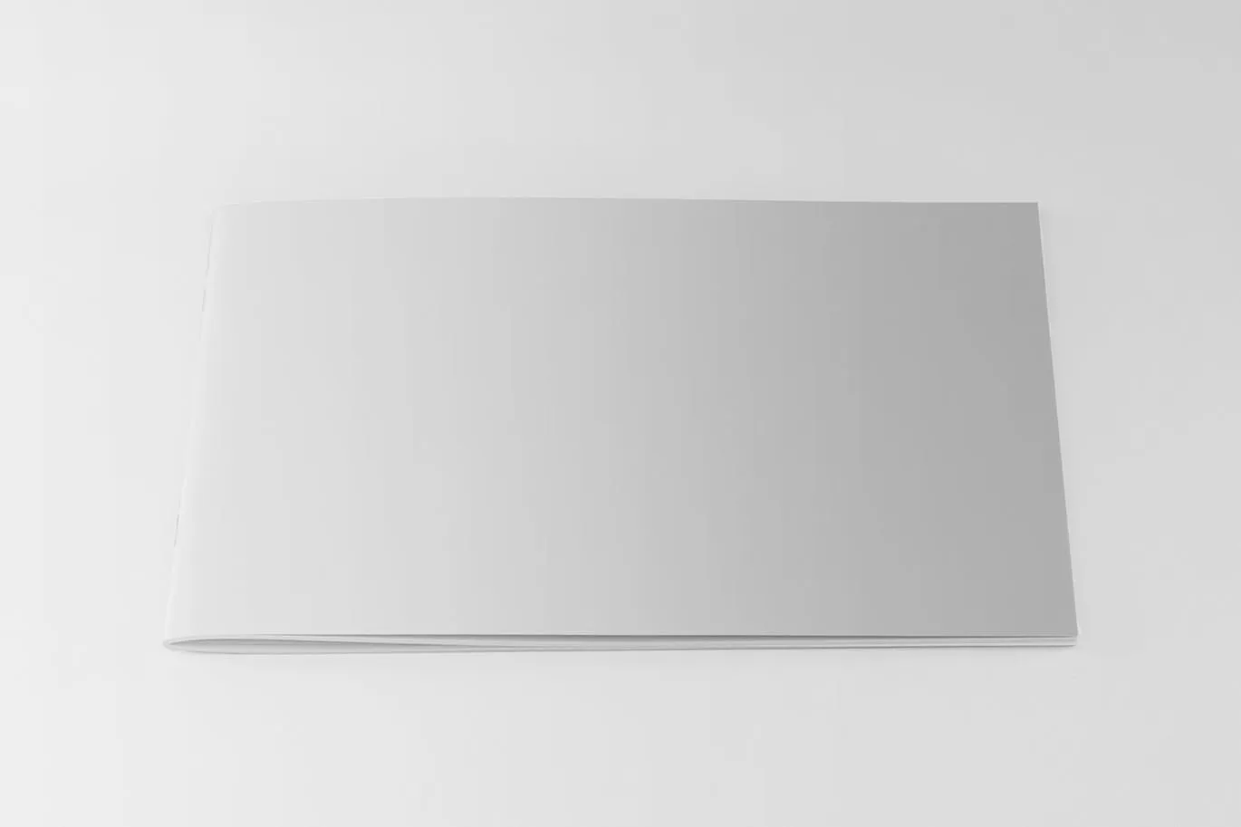 美国信纸尺寸宣传册封面印刷效果图样机素材库精选 US Half Letter Cover Brochure Mockup插图(1)