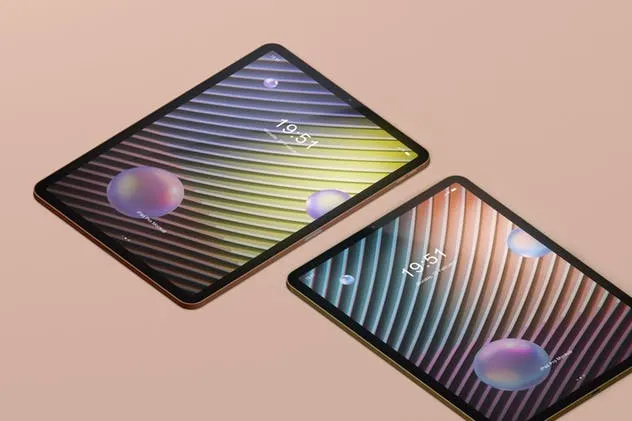 iPad Pro平板电脑屏幕设备样机 Pad Pro Tablet Screen Mockup插图(2)