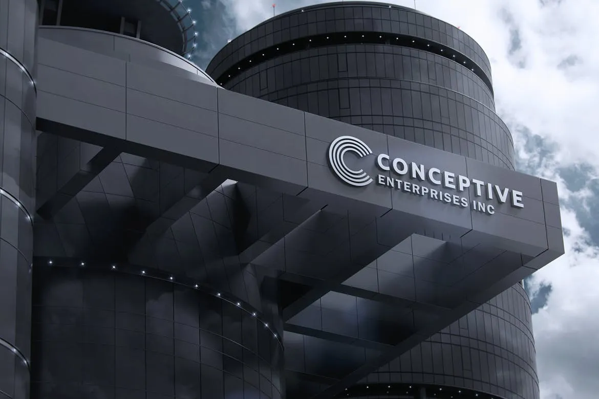 高品质的公司企业3D立体logo标志样机展示模型mockups插图(3)