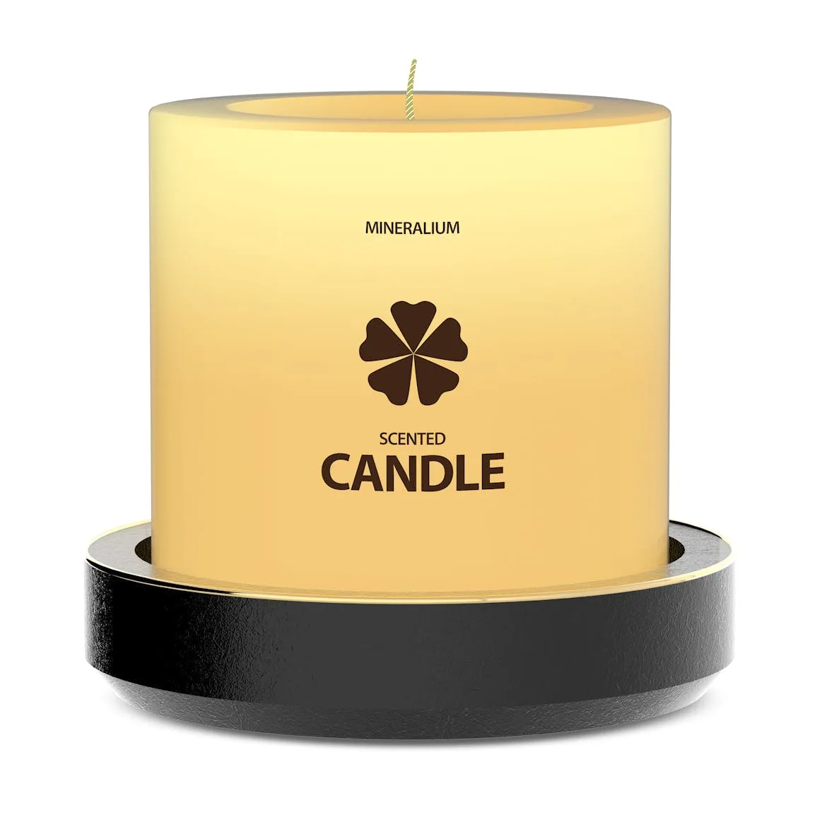 木制蜡烛外观设计PSD样机模板 Wooden Candle PSD Mock-ups插图(1)