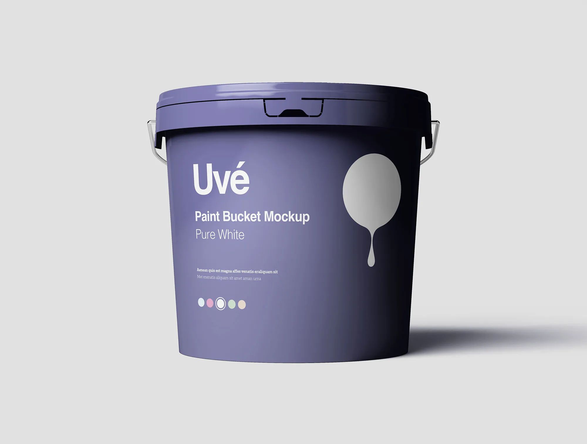 环保油漆桶外观设计样机模板 Paint Bucket Mockup插图(4)