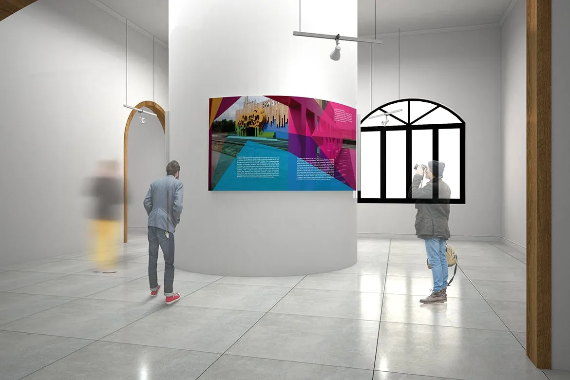 室内油画展览画框样机素材v10 Exhibittion Mockup [vol10]插图(2)