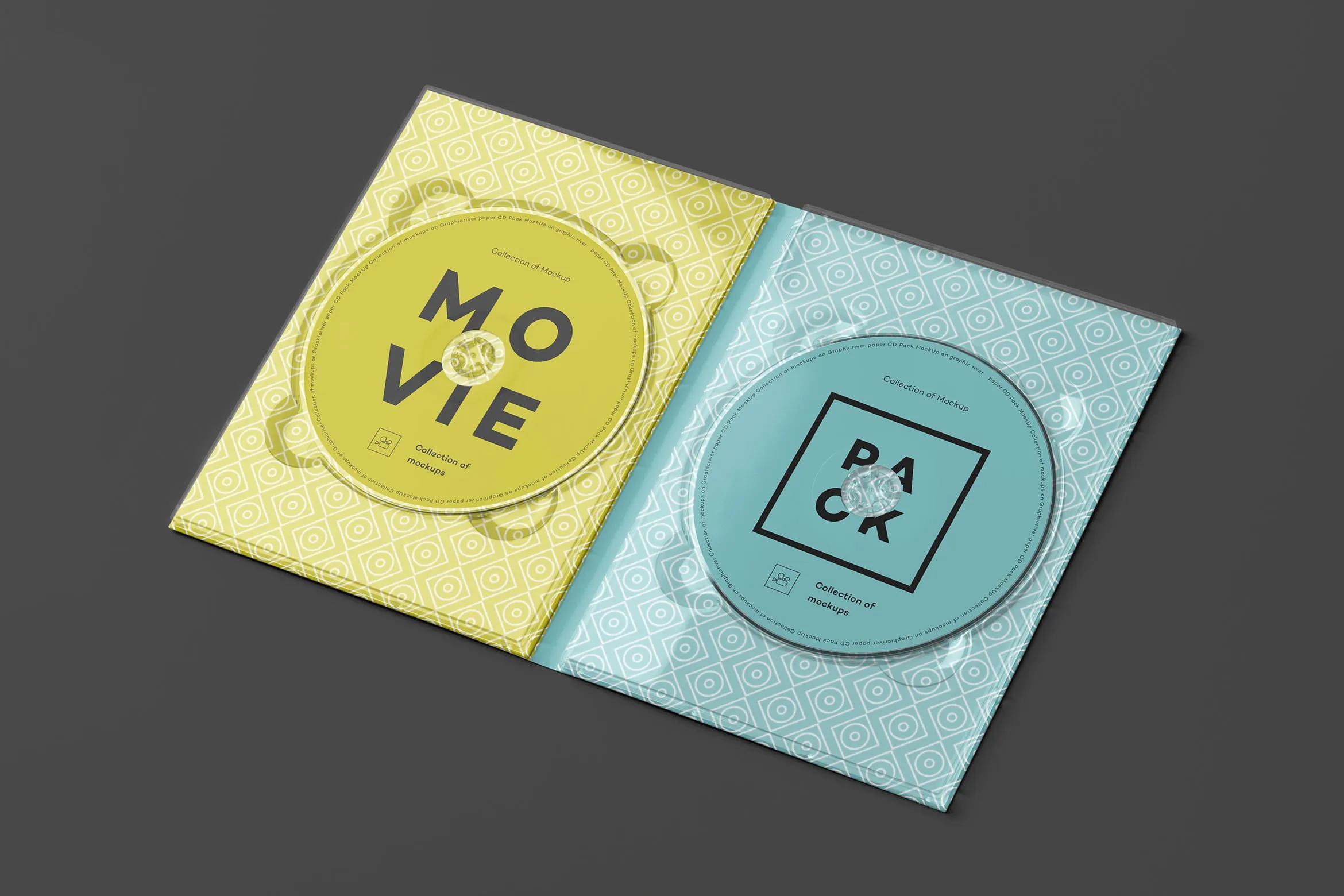 电影DVD包装盒外观设计样机3 Movie Pack Mock-up 3