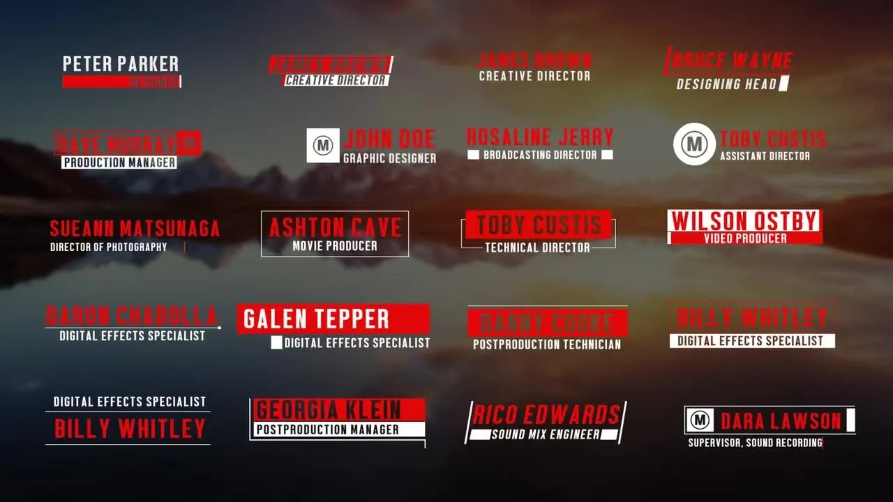 20简单下三分之一文本动画像素设计精选AE模板