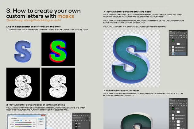 大帐篷灯泡装饰金属字体场景模板18 Marquee Light Bulbs Chaos 18 – Scenes & Tutorials插图(7)