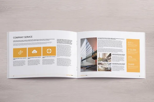 A5规格杂志画册样机模板 A5 Magazine / Brochure Mock-up’s插图(8)