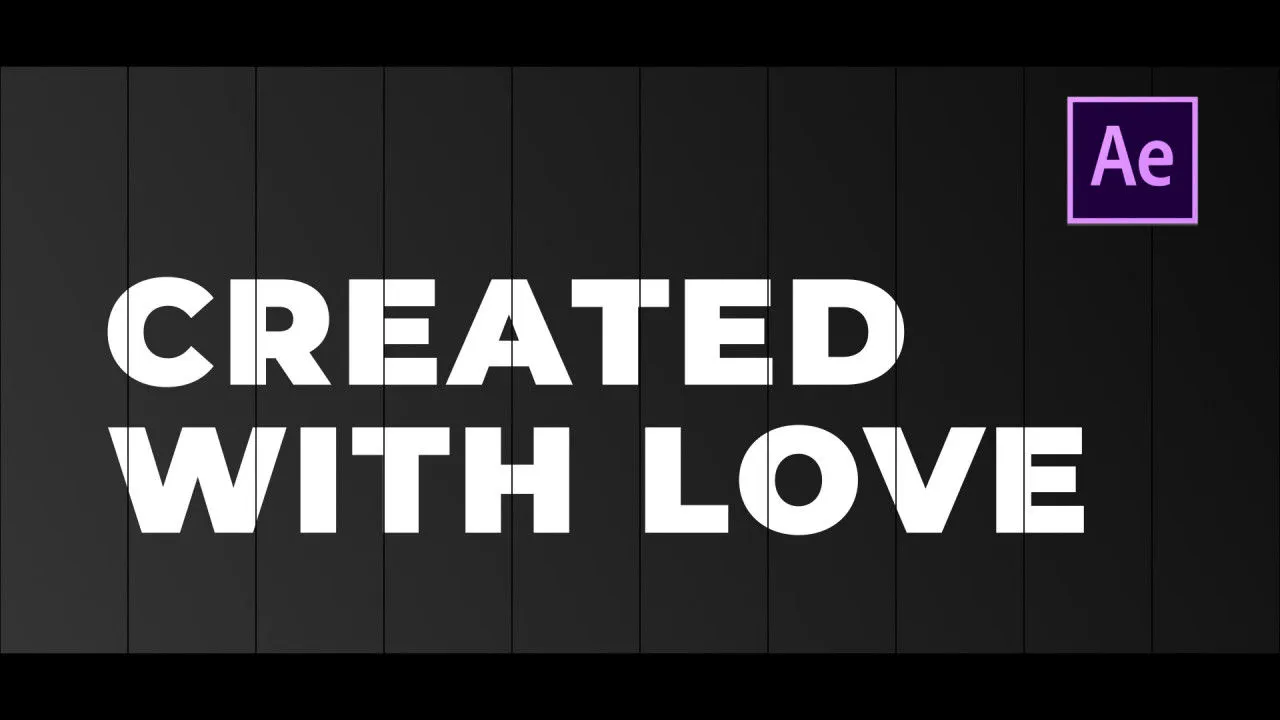 整洁时尚精美电影幻灯片像素设计精选AE模板