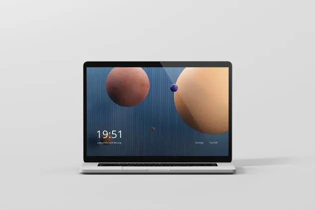 高分辨率笔记本电脑样机 Laptop Screen Mockup插图(3)