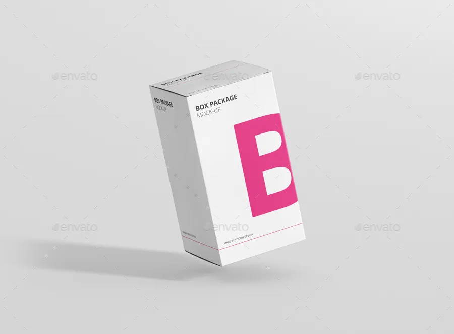 保健品药品包装外观展示样机 Package Box Mock-Up – Rectangle插图(4)