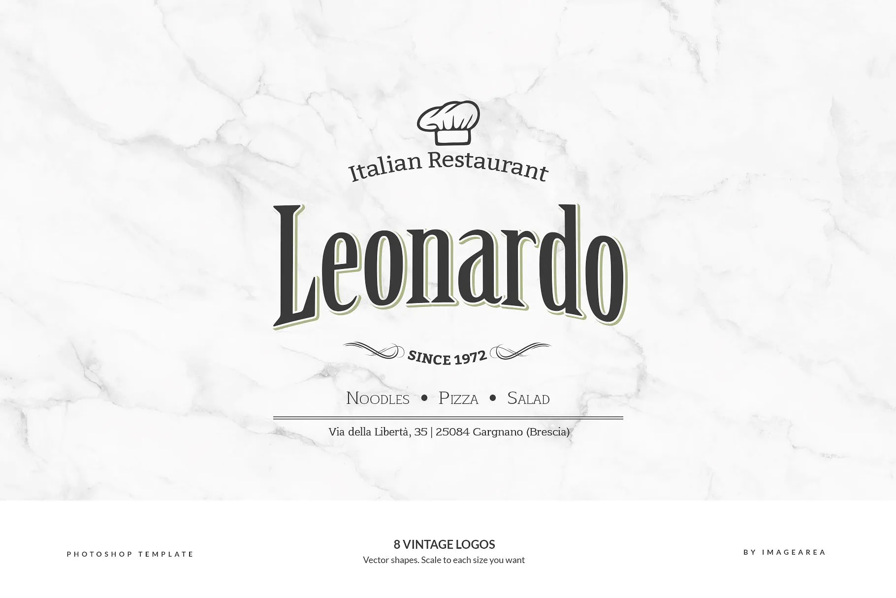 8款复古设计风格品牌Logo商标设计模板 8 Vintage Logos插图(5)