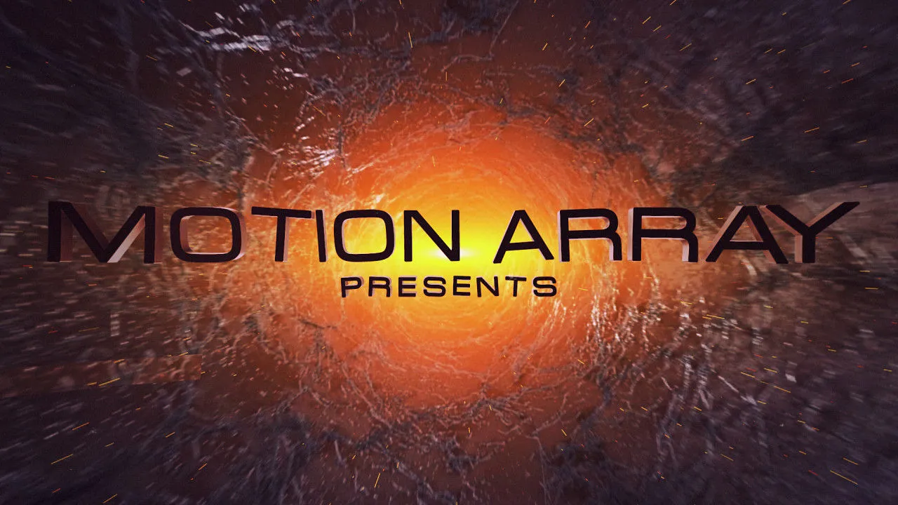 元素3D电影徽标开启者像素设计精选AE模板