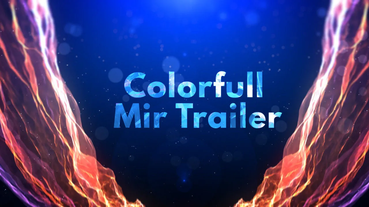 史诗级震撼电影开场字幕特效像素设计精选AE模板